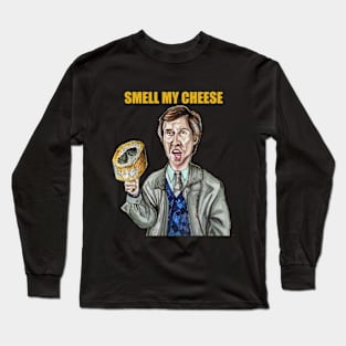 Alan caricature - "Smell my cheese" Long Sleeve T-Shirt